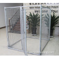 Cage de chiens de chenil en métal en acier inoxydable